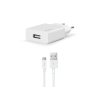 ttec SmartCharger 2.1A Seyahat Şarj Aleti + Type-C Kablo Beyaz